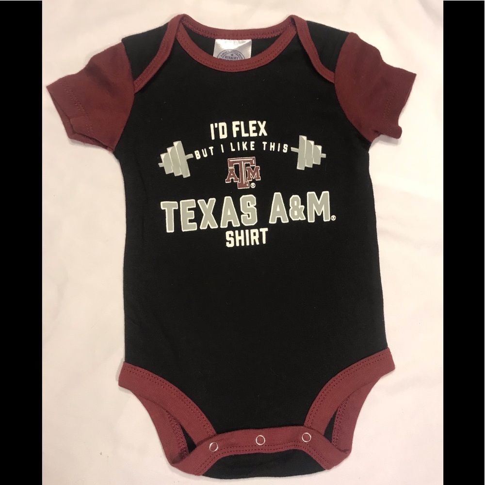 NWOT Texas A & M Onesie. 3-6Mo